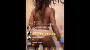 Raveenwitdadreads Showing Tits on Instagram Live!!!!!!