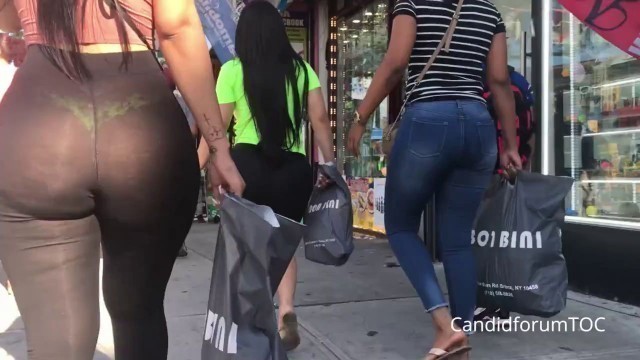 Latina see through Thong Candid Ass